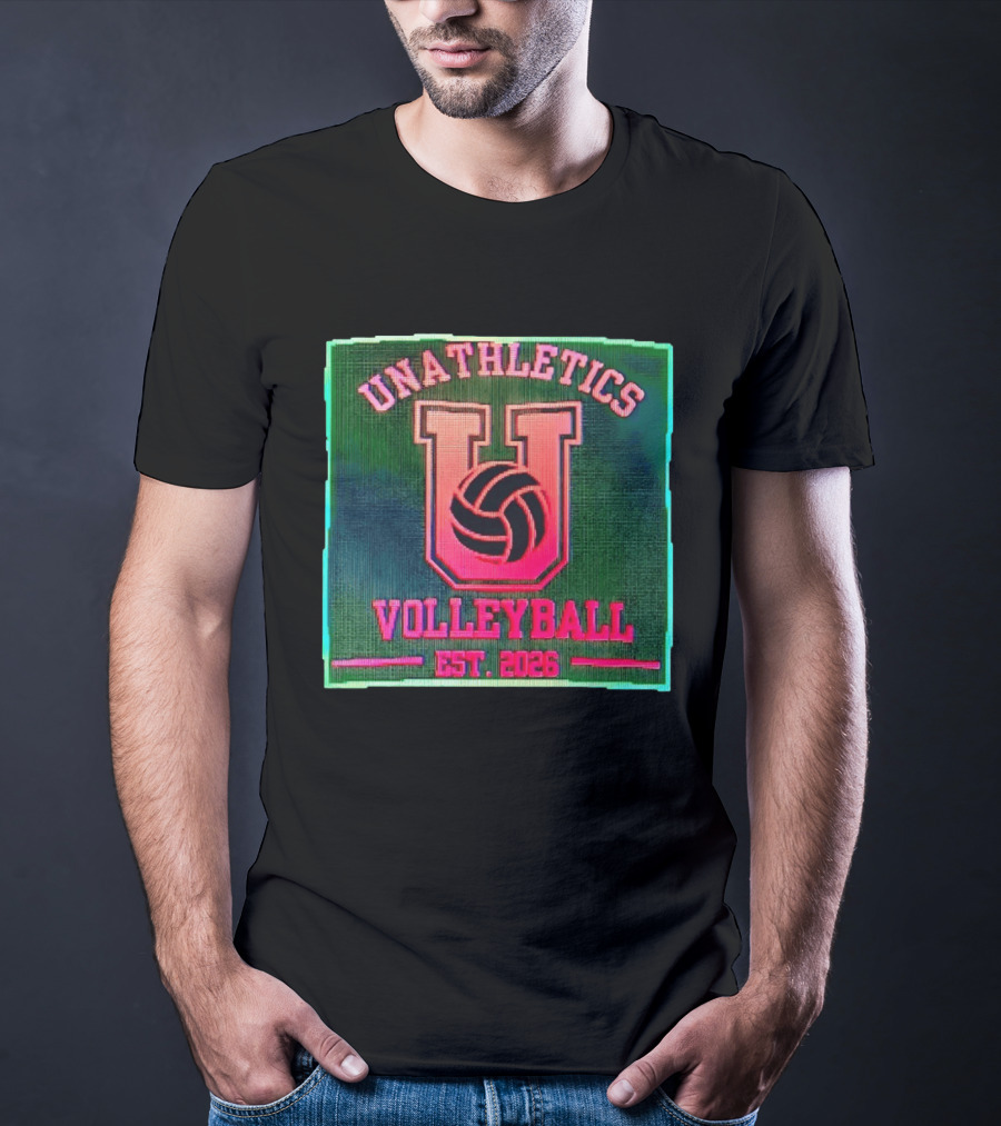 Unathletics U Volleyball Est. 2026 Retro Sportswear T-Shirt