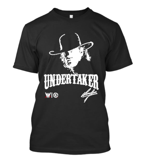 Undertaker WWE Hat Icon With Signature T-Shirt