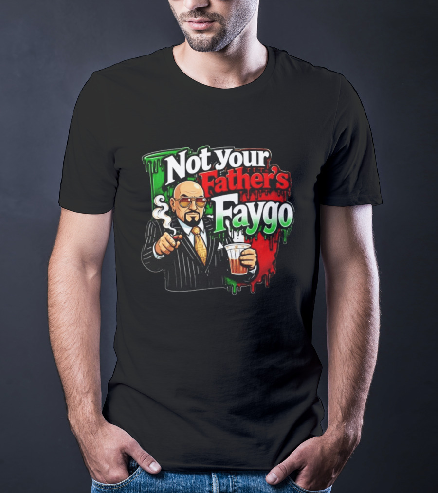 Not Your Father's Faygo Gangster Italian Flag Dripping T-Shirt