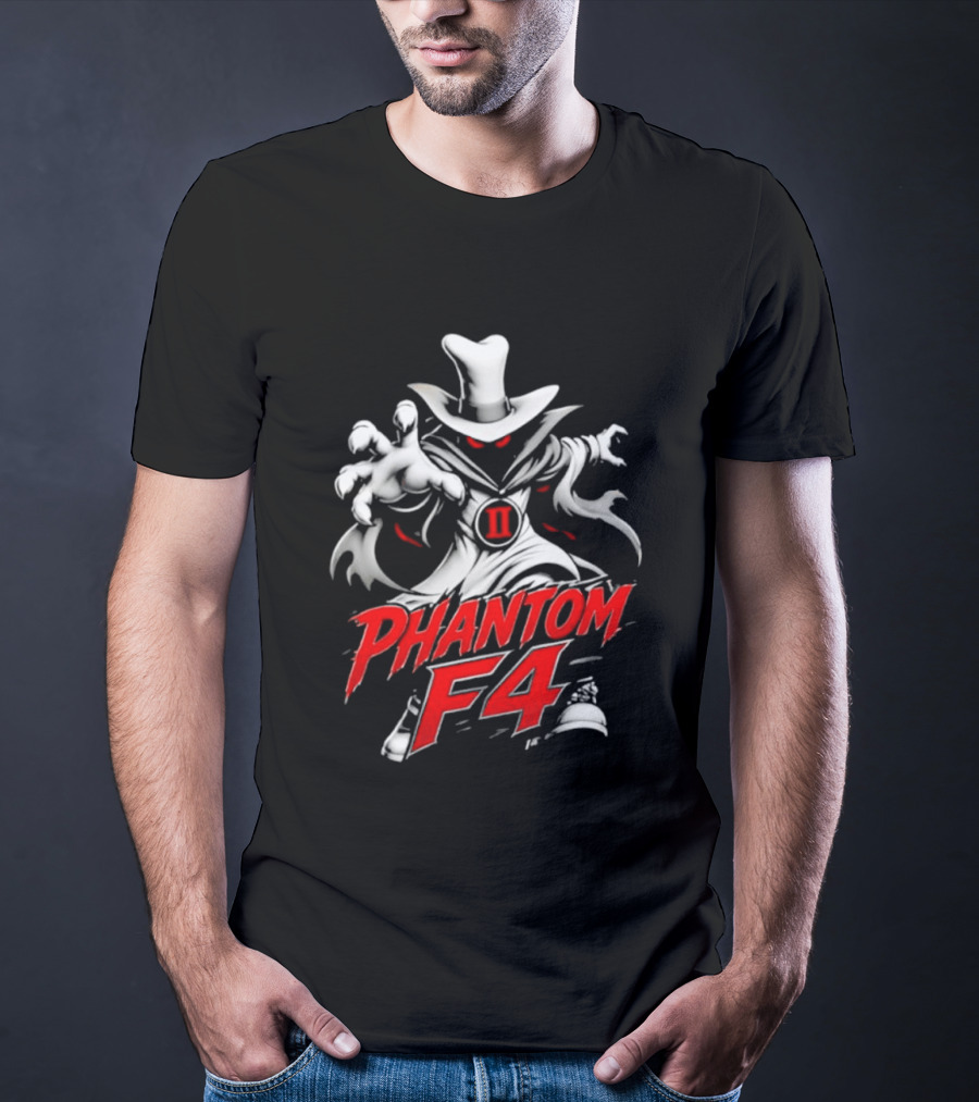 Phantom F4 Red Eyes Top Hat Cloaked Specter II T-Shirt