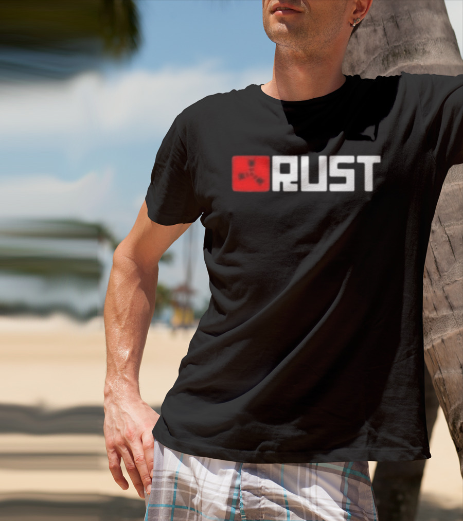 Rust Trust Issues Radiation Symbol Gaming T-Shirt