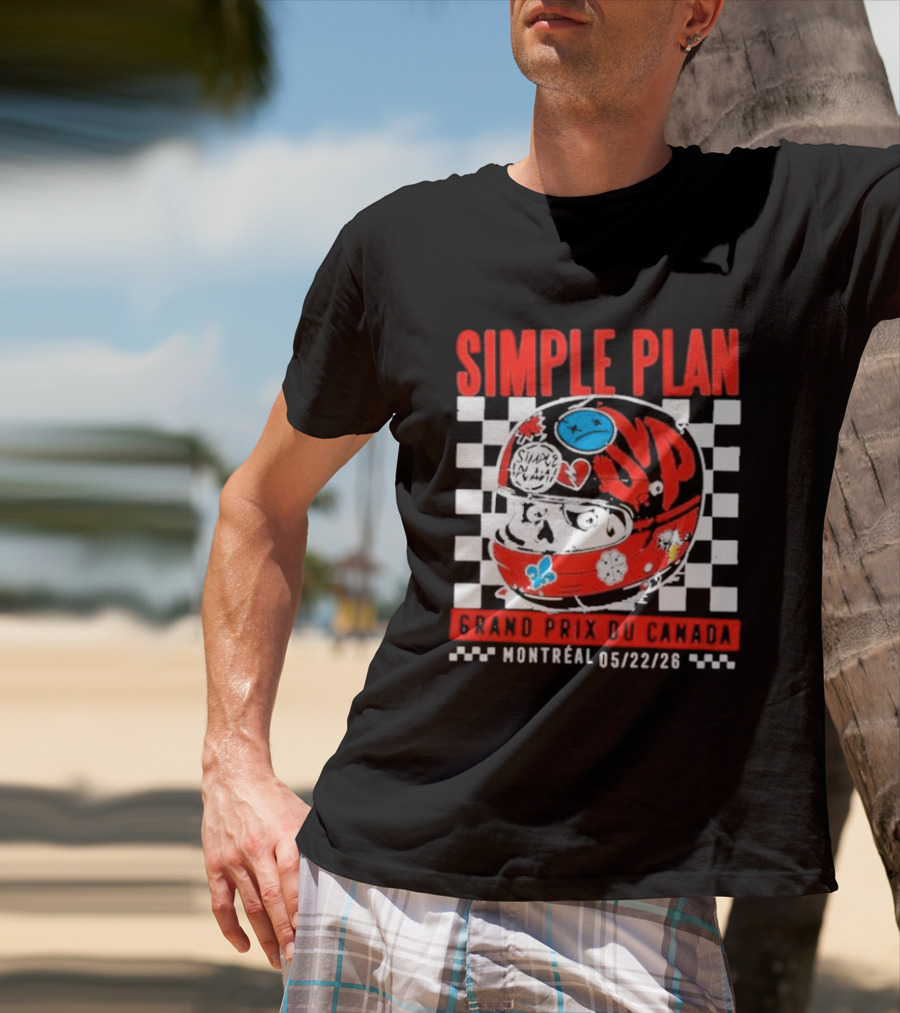 Simple Plan Grand Prix Du Canada Montreal 05/22/26 T-Shirt