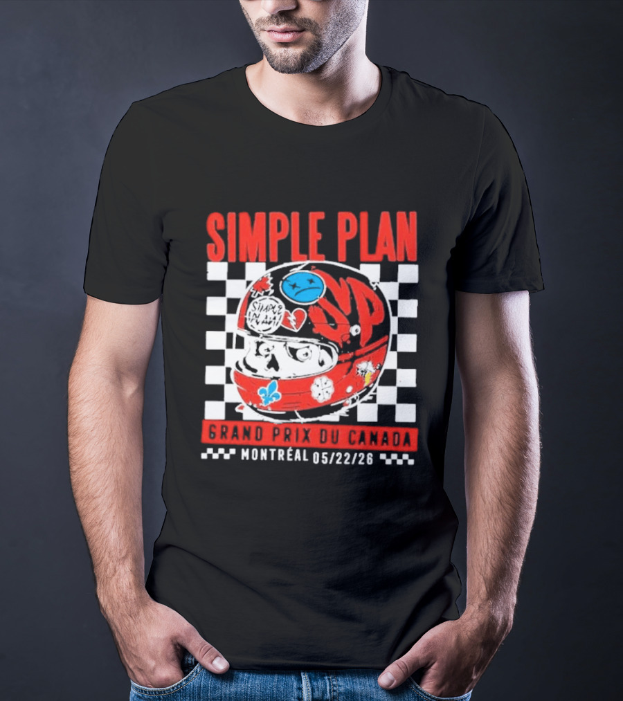 Simple Plan Grand Prix Du Canada Montreal 05/22/26 T-Shirt