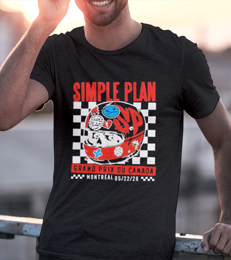 Simple Plan Grand Prix Du Canada Montreal 05/22/26 T-Shirt
