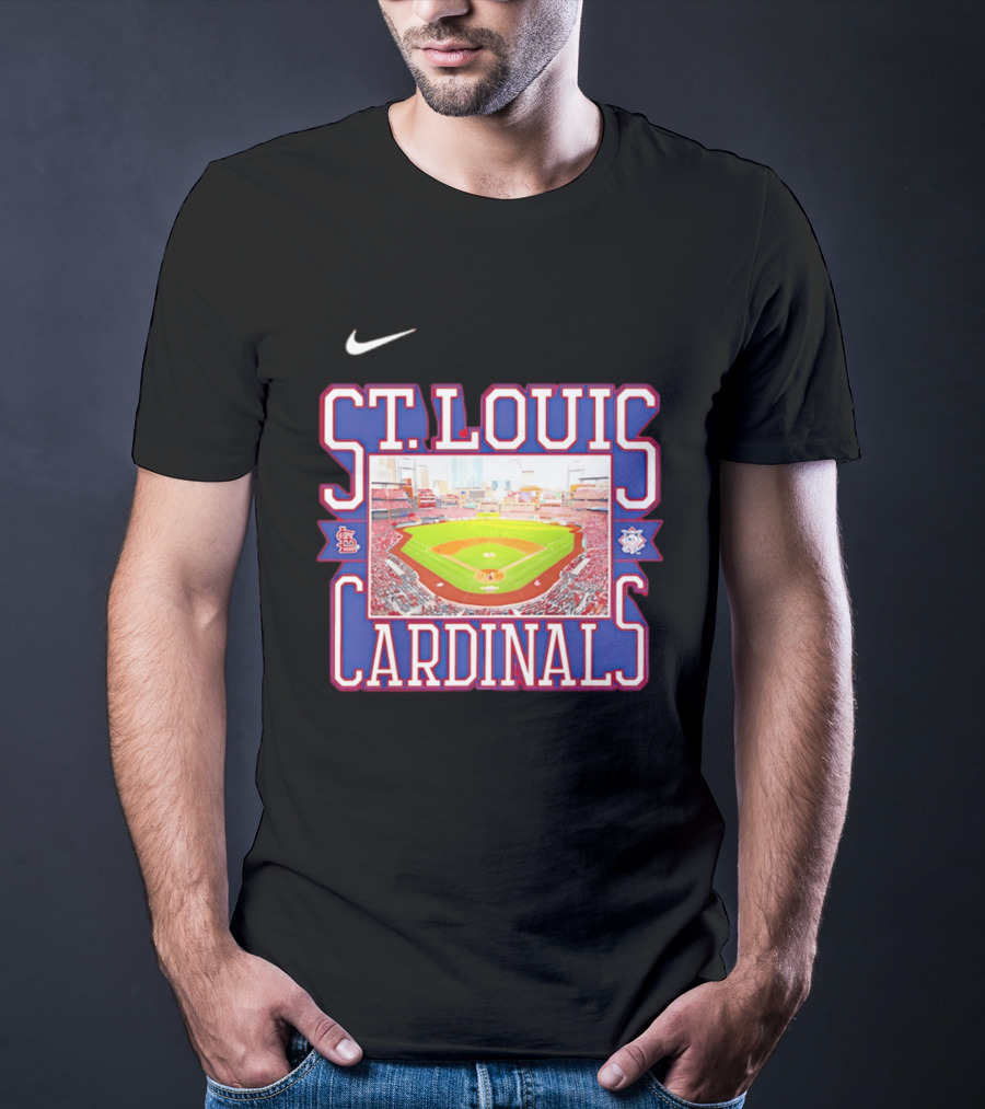 St. Louis Cardinals Baseball Stadium Nike MLB T-Shirt