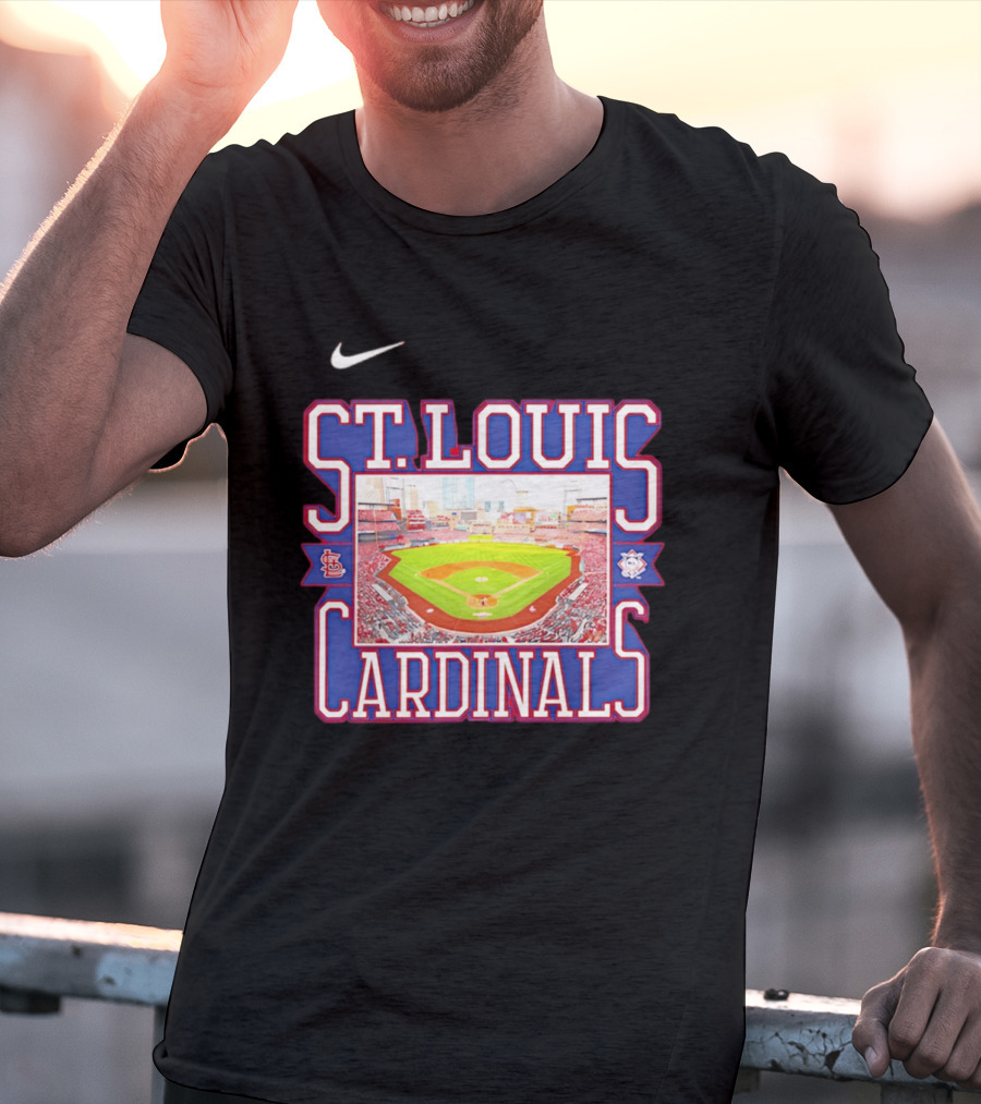 St. Louis Cardinals Baseball Stadium Nike MLB T-Shirt