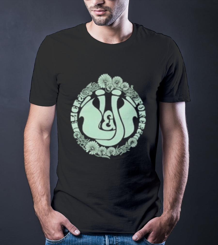 Massenomics Unpaid And Underrated Flowered Circular T-Shirt