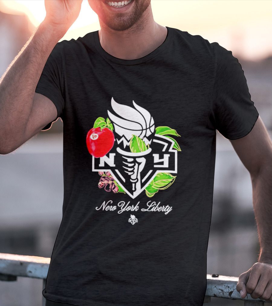 New York Liberty Floral Fruit Capsule Collection T-Shirt