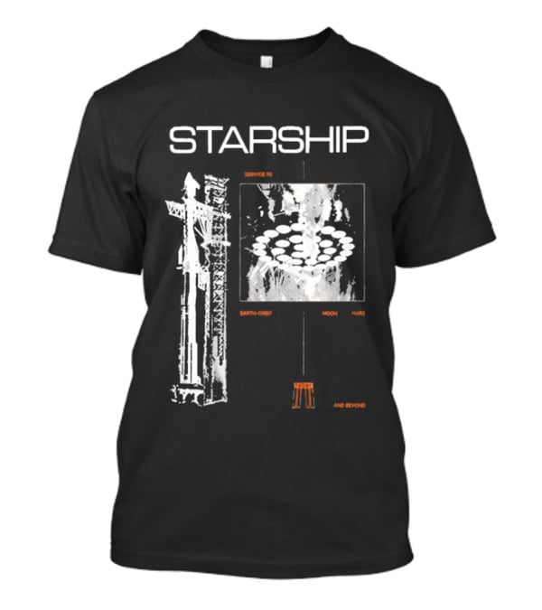 Nicki Minaj Starship Launch Countdown Starbase Flight 12 T-Shirt