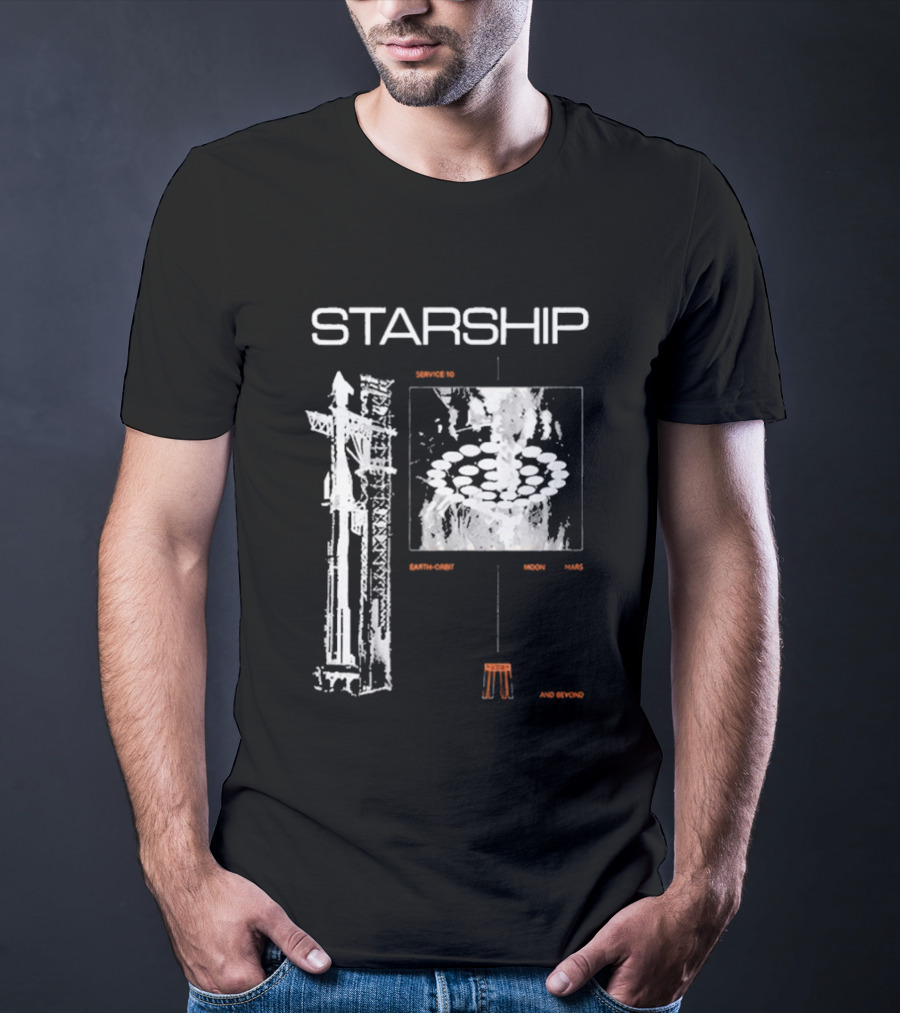 Nicki Minaj Starship Launch Countdown Starbase Flight 12 T-Shirt