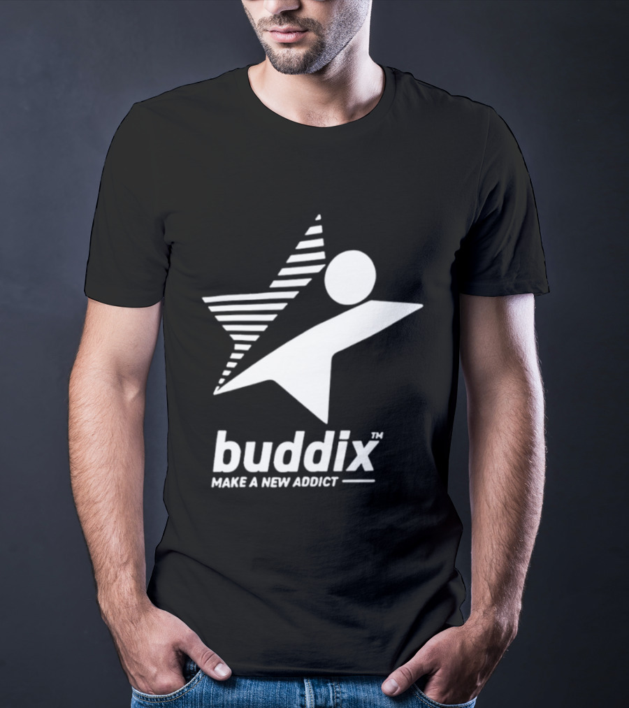 Buddix Make A New Addict Star And Sphere T-Shirt