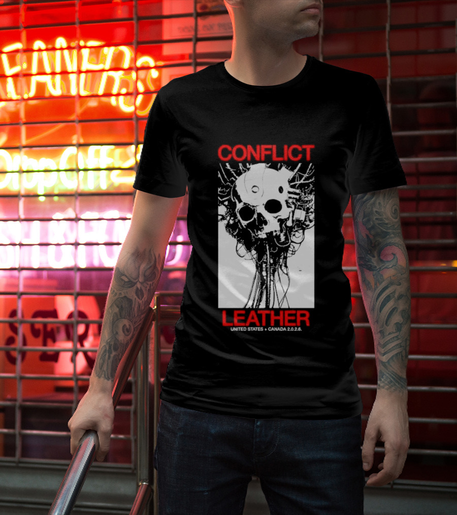 Conflict Leather Exclusive Leatherhead Carnivore Black 2.0.2.6. T-Shirt