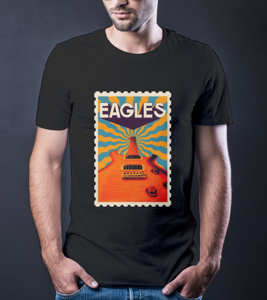 Eagles May 2026 Tour US Psychedelic Guitar Visual T-Shirt