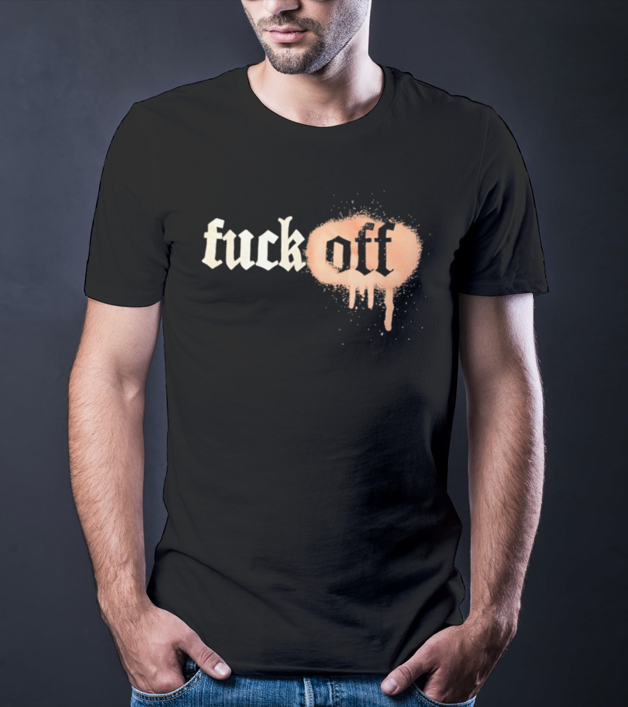 Fuck Off Gothic Graffiti T-Shirt