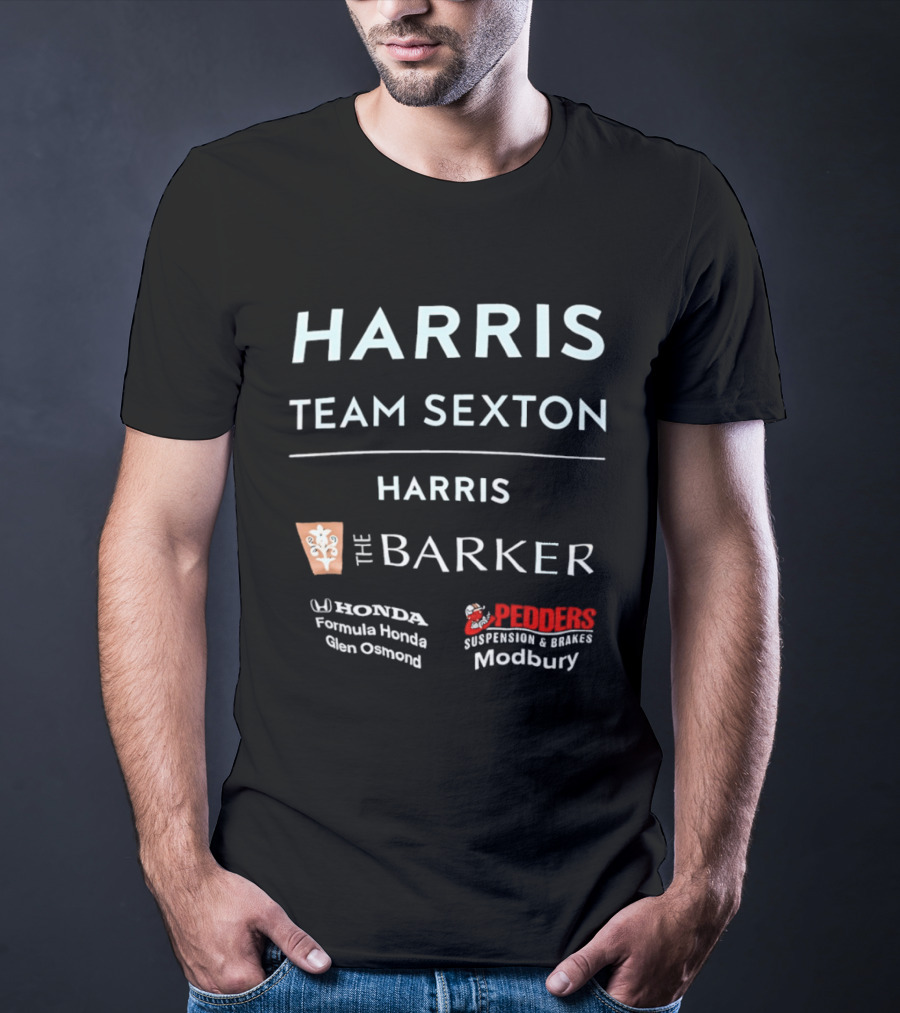 Harris Team Sexton The Barker Honda Glen Osmond Pedders Modbury T-Shirt
