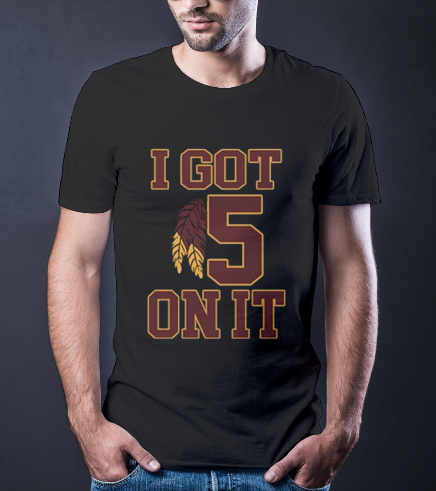 I Got 5 On It Football Feather Element T-Shirt