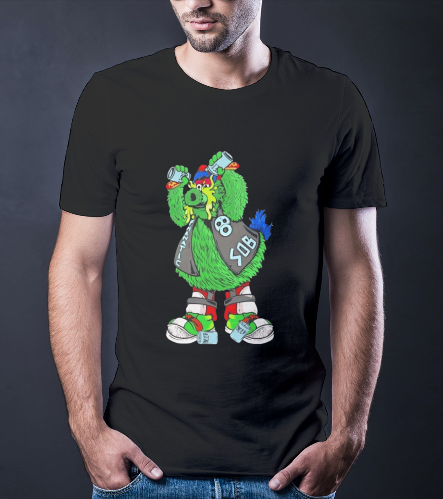 Stone Cold Phanatic Philadelphia Phillies SOB Fanatic Beer Drinking 3:16 T-Shirt