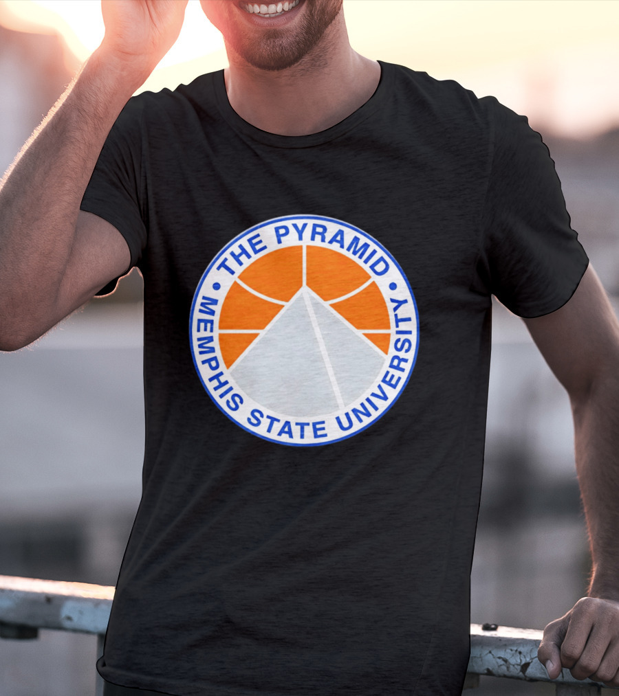 The Pyramid Memphis State University Basketball T-Shirt