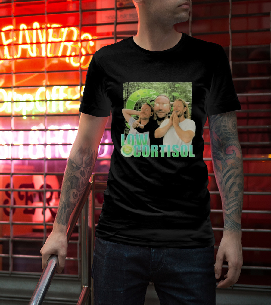 Low Low Cortisol Meme Happy Vibes 2026 T-Shirt