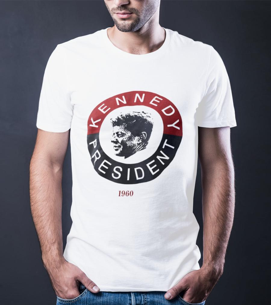 Kennedy President 1960 Vintage Campaign T-Shirt