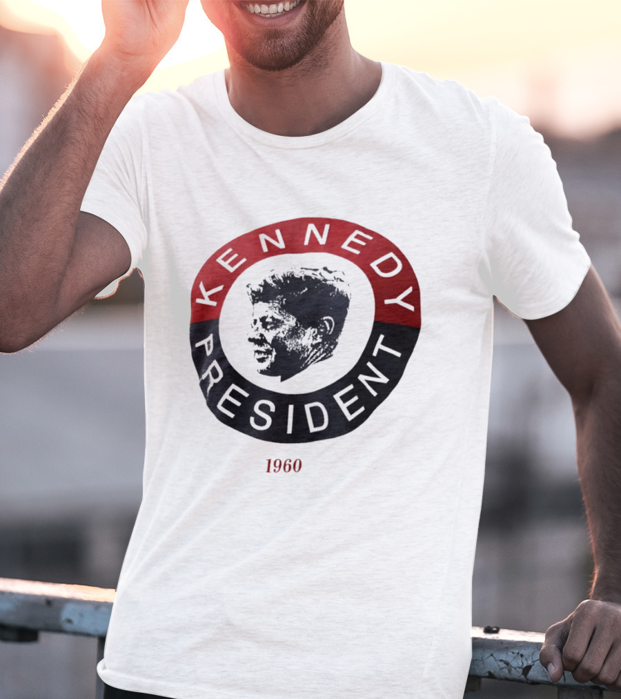 Kennedy President 1960 Vintage Campaign T-Shirt
