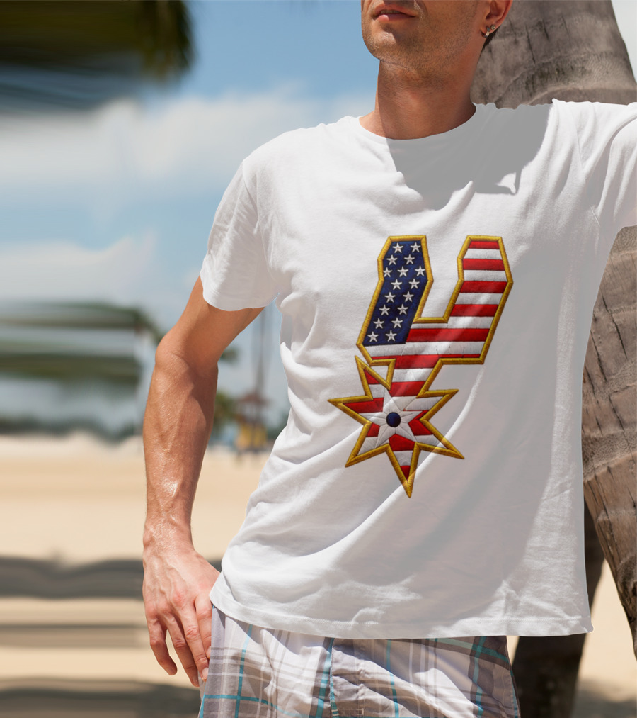 America 250th Anniversary Spurs Stars And Stripes T-Shirt