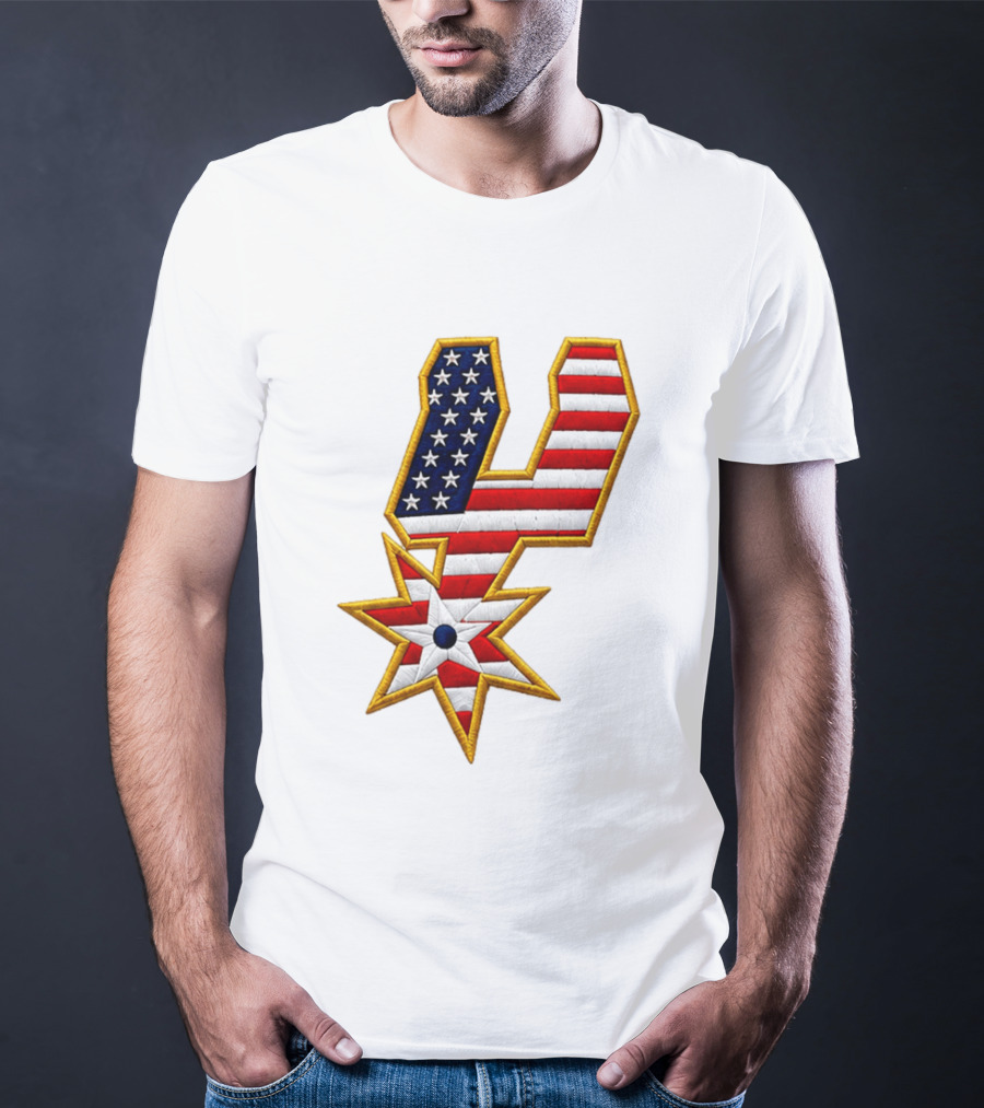 America 250th Anniversary Spurs Stars And Stripes T-Shirt