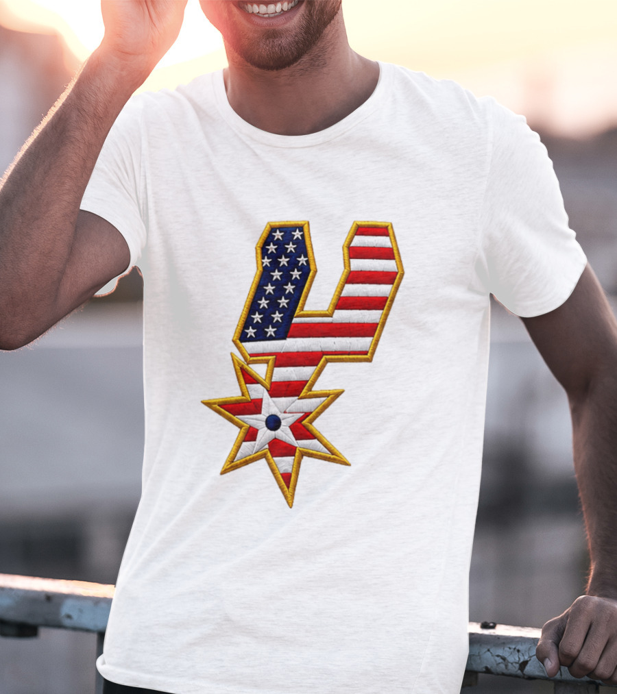 America 250th Anniversary Spurs Stars And Stripes T-Shirt