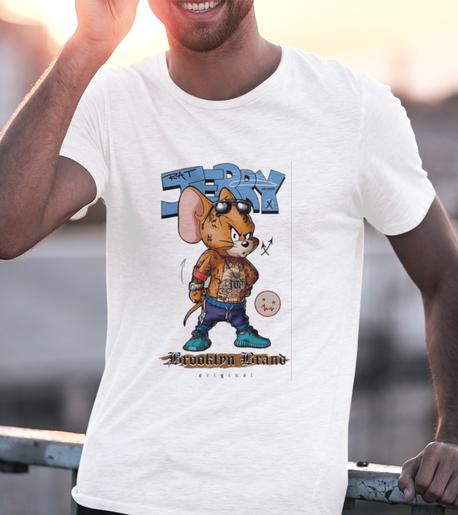 Rat Jerry No Limits Brooklyn Brand Original T-Shirt