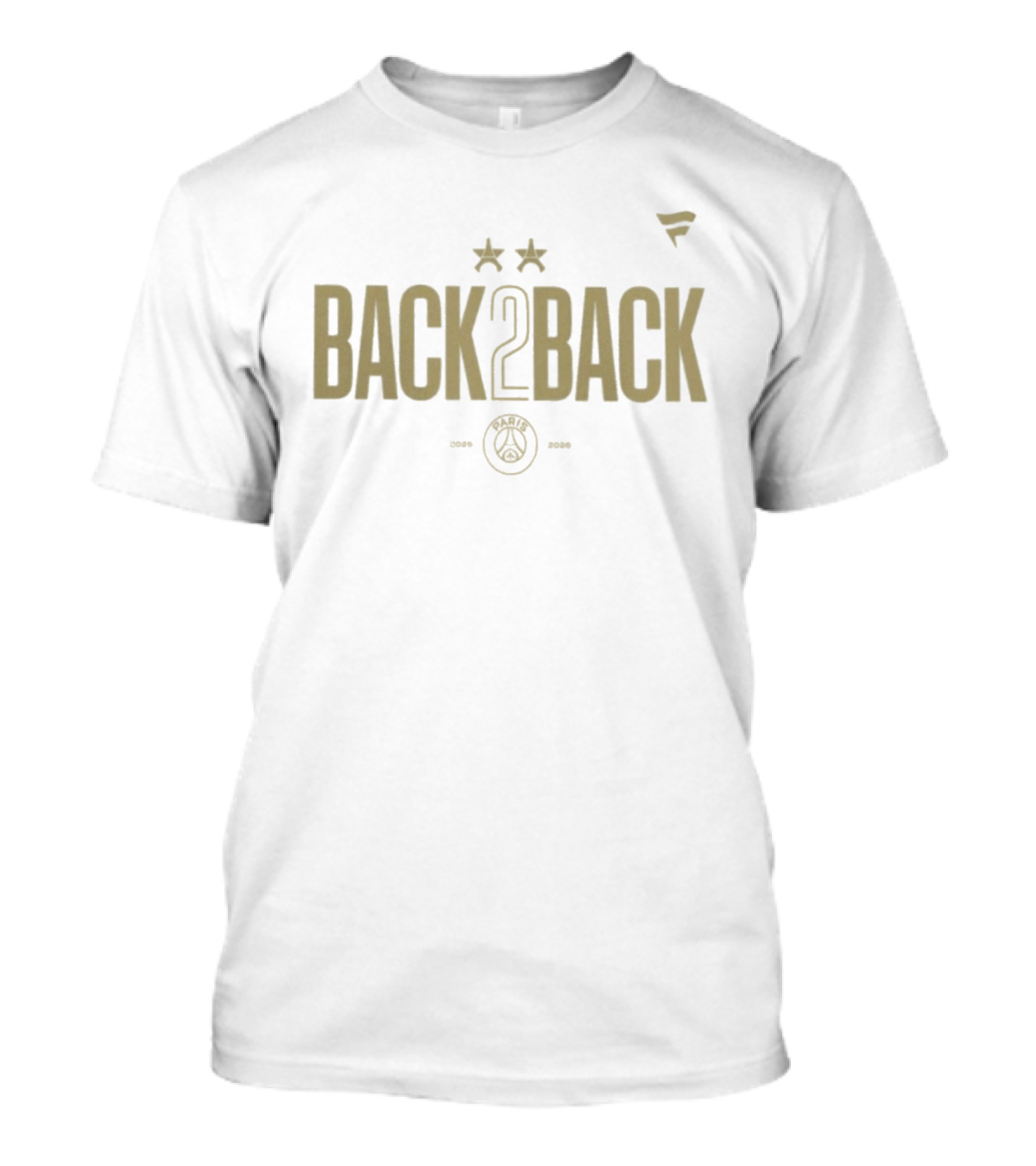 Paris Saint Germain Back 2 Back Stars 2026 T-Shirt