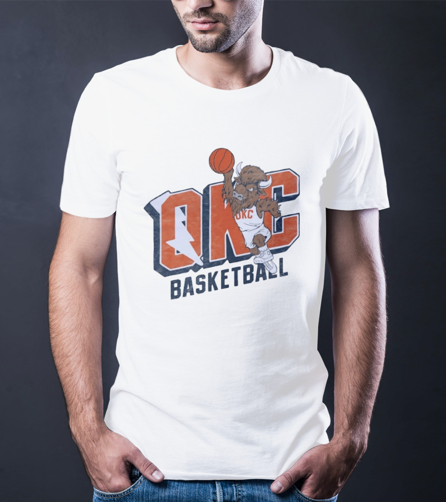 OKC Basketball Rumble Oklahoma City Thunder NBA T-Shirt