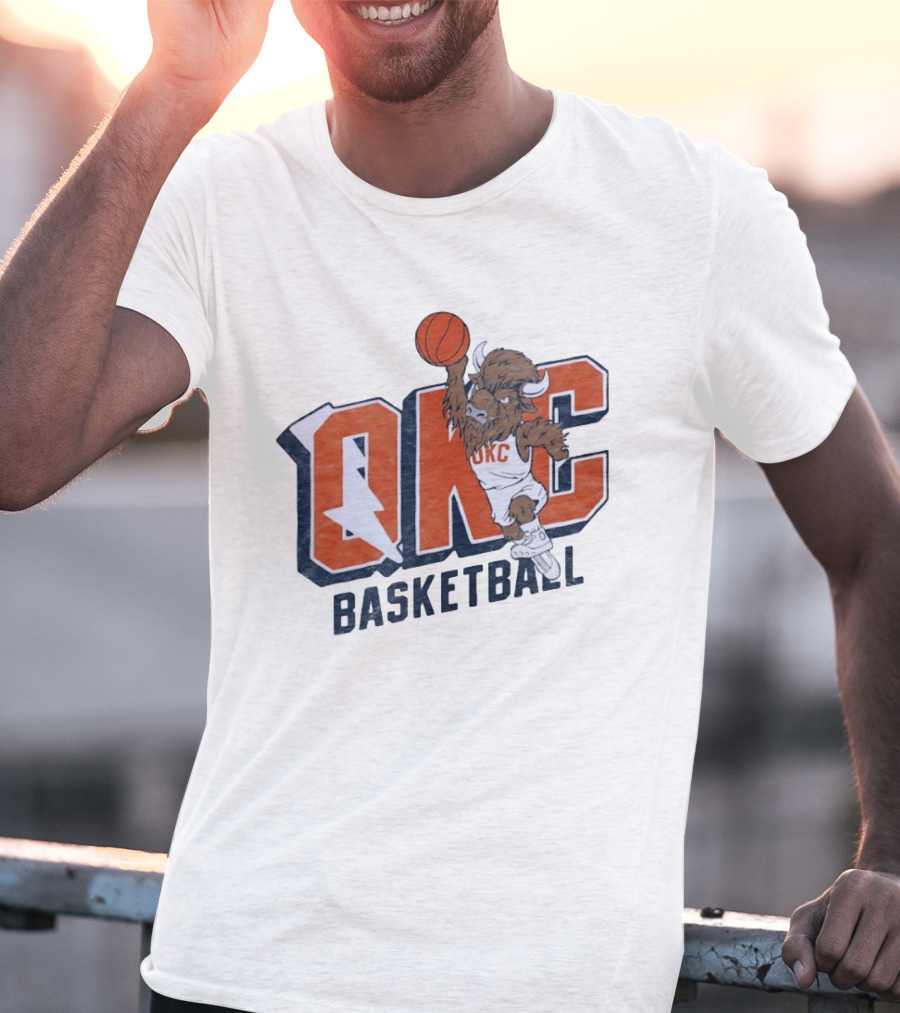 OKC Basketball Rumble Oklahoma City Thunder NBA T-Shirt