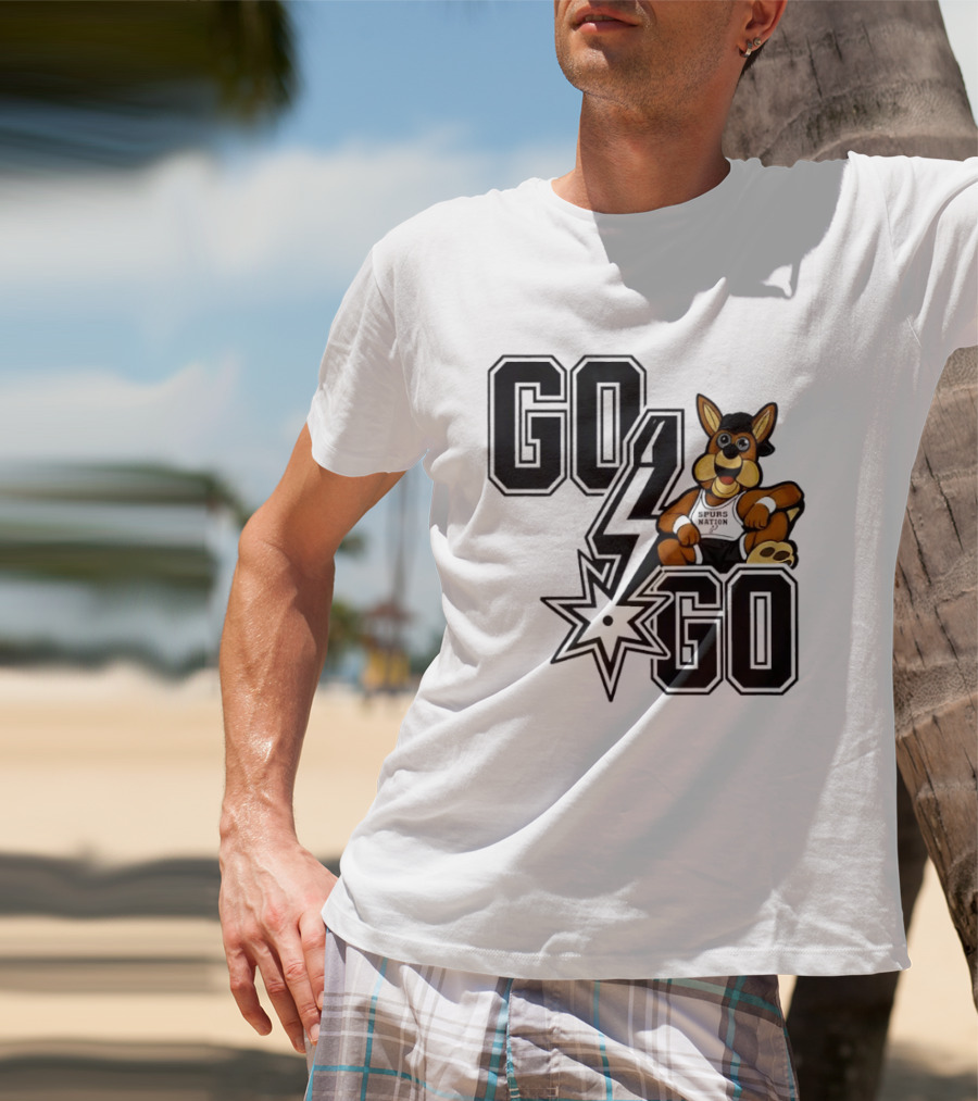 San Antonio Spurs NBA Go Go Spurs Nation Coyote T-Shirt