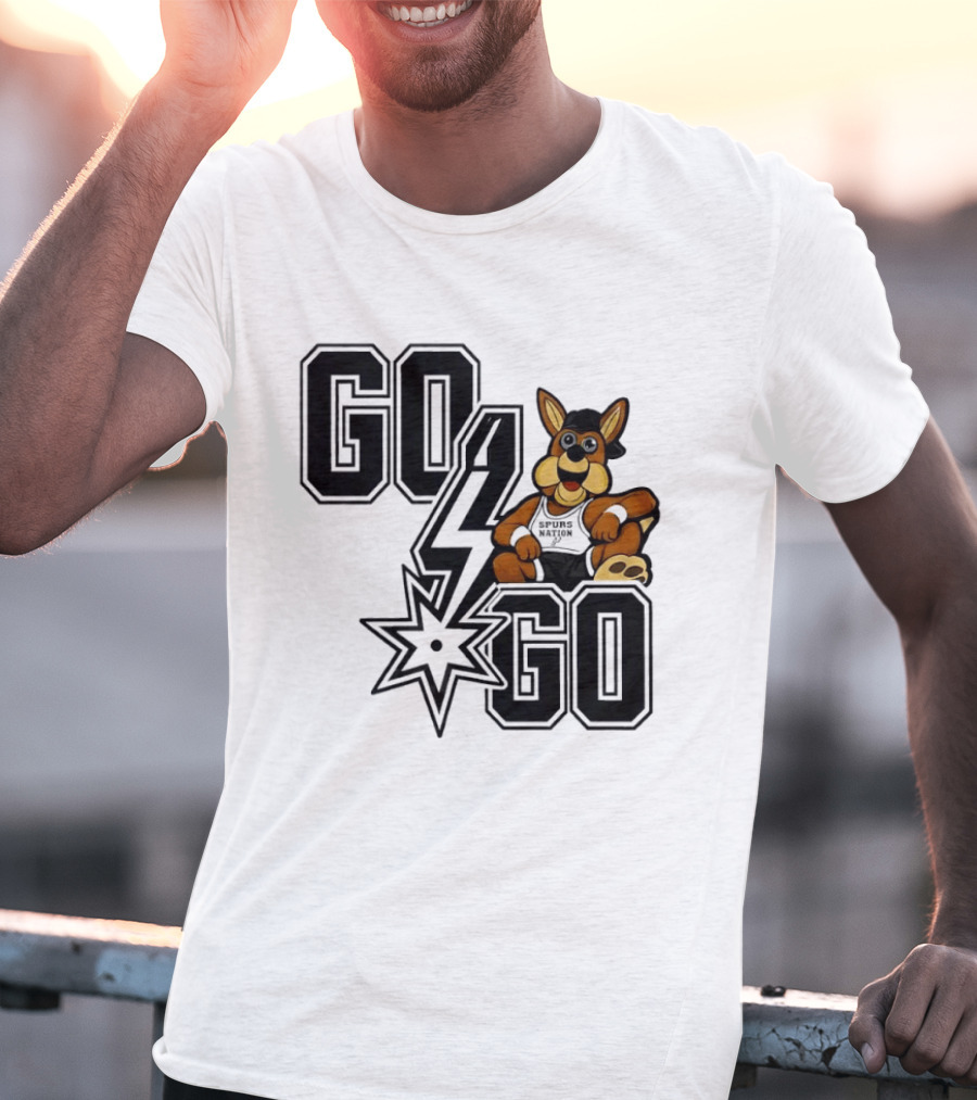 San Antonio Spurs NBA Go Go Spurs Nation Coyote T-Shirt