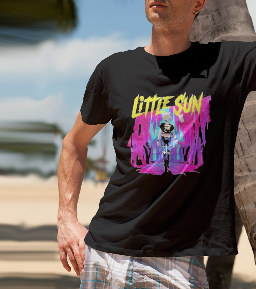 Cyberpunk 2077 Little Sun Neon Street T-Shirt