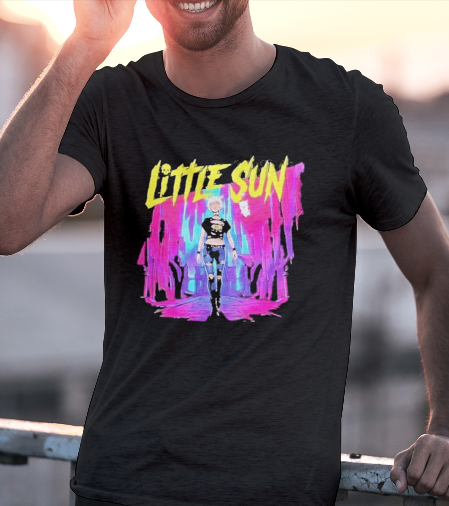 Cyberpunk 2077 Little Sun Neon Street T-Shirt