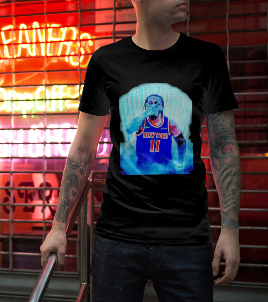 New York Ice Man Brunson 11 Jersey Knicks T-Shirt