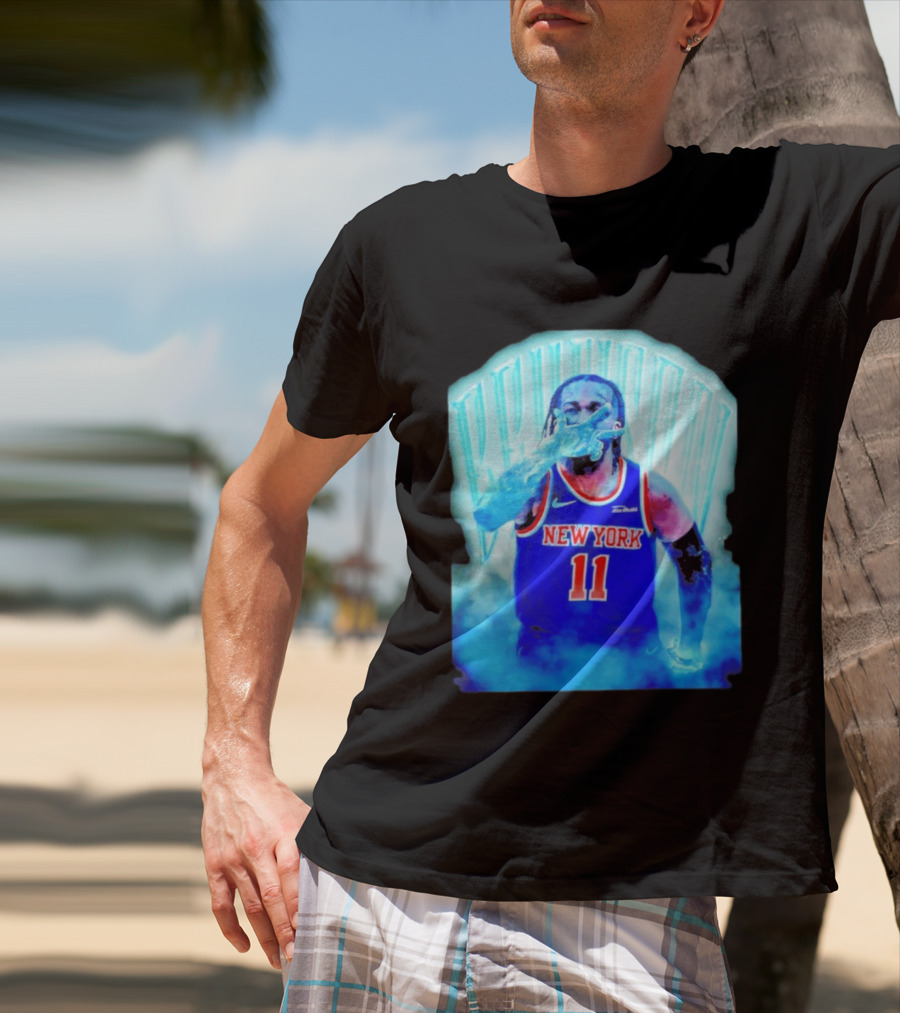 New York Ice Man Brunson 11 Jersey Knicks T-Shirt