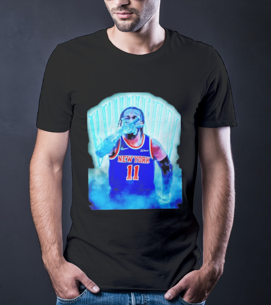 New York Ice Man Brunson 11 Jersey Knicks T-Shirt
