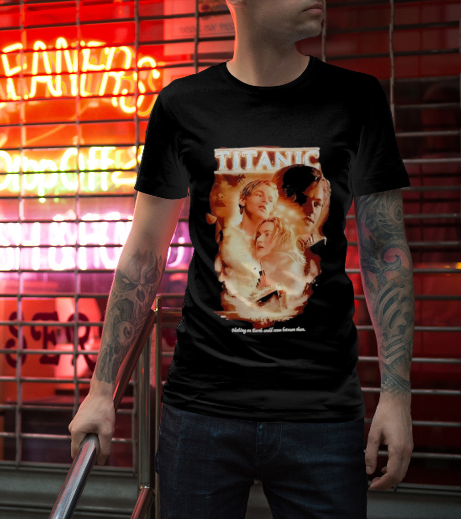 Titanic Jack Dawson Rose Dewitt Bukater Iconic Movie Romance T-Shirt