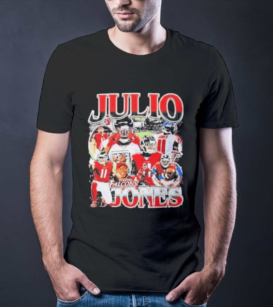 Julio Jones Iconic Atlanta Falcons Football Moments T-Shirt