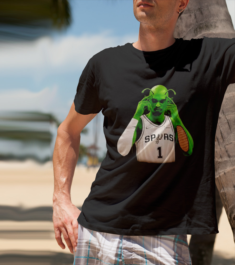Keldon Johnson Piccolo Crossover San Antonio Spurs NBA 1 Ledger T-Shirt