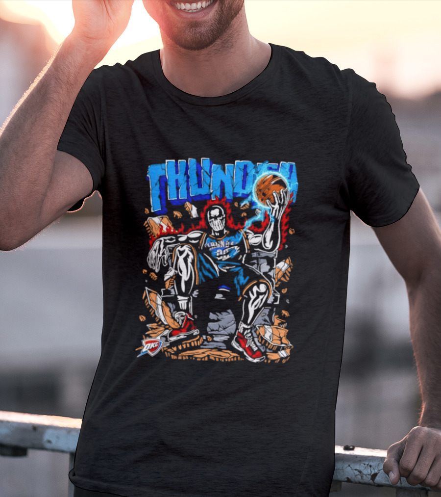 Luguentz Dort Thunder 25 Oklahoma City Thunder NBA OKC T-Shirt