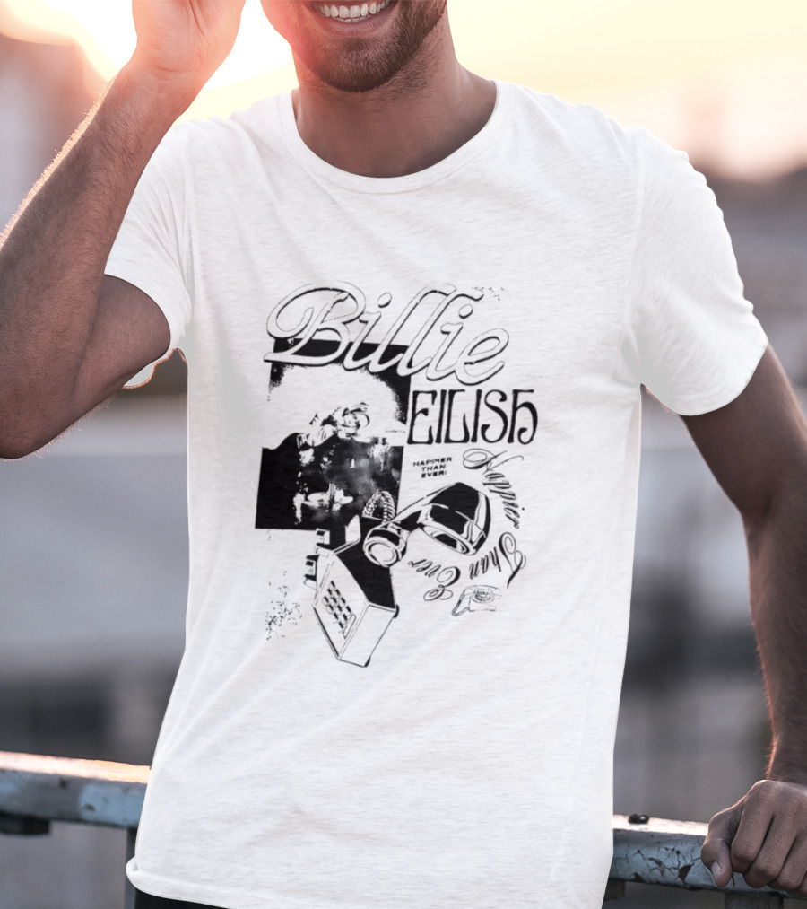 Billie Eilish Happier Than Ever Album T-Shirt