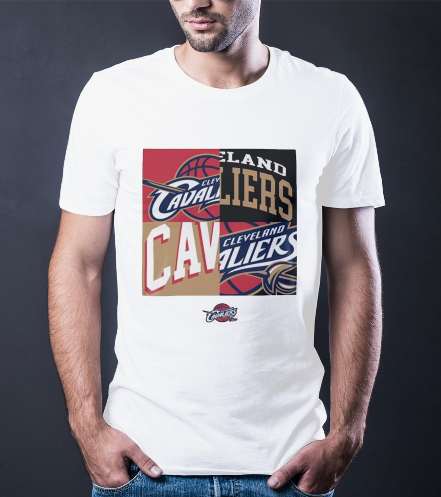 Cleveland Cavaliers Block New Era Iconic Logo Collage T-Shirt