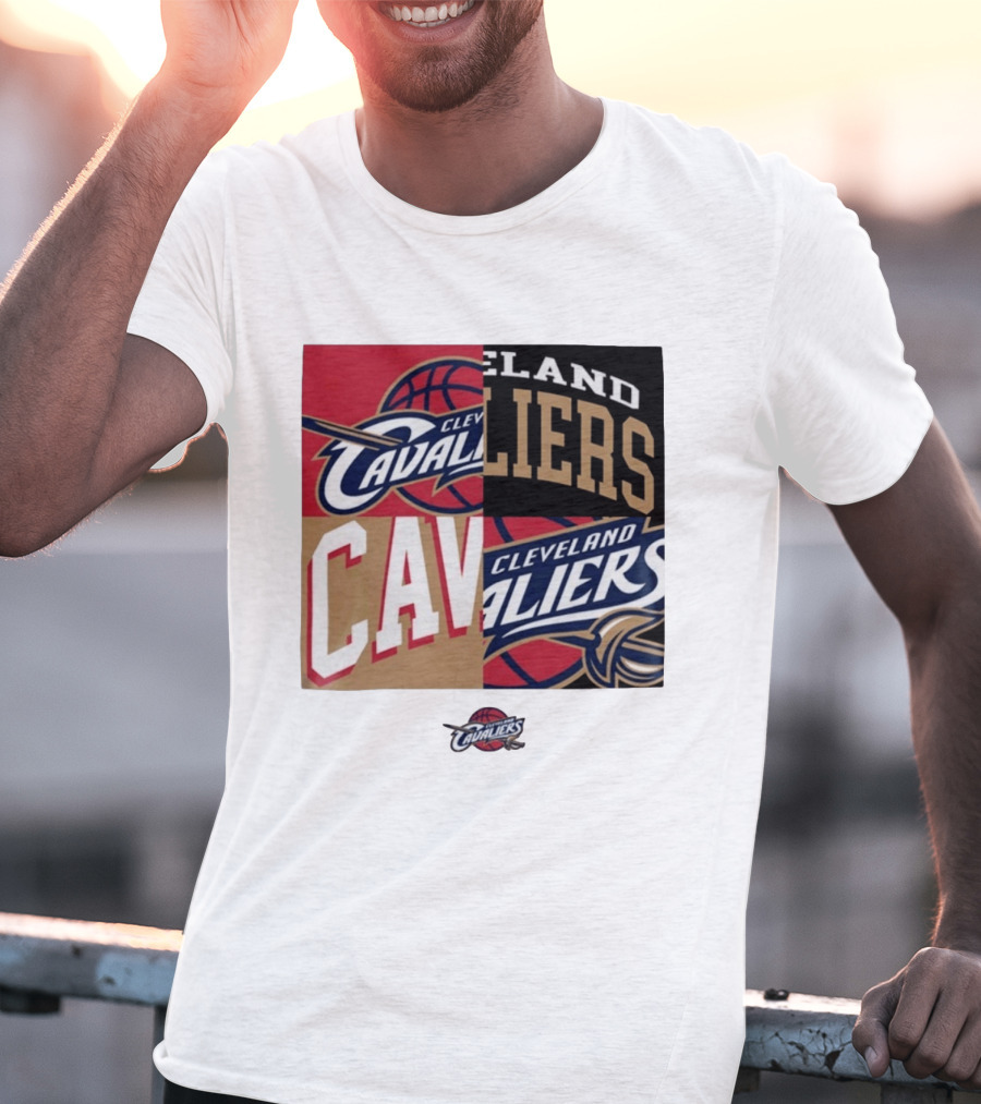 Cleveland Cavaliers Block New Era Iconic Logo Collage T-Shirt