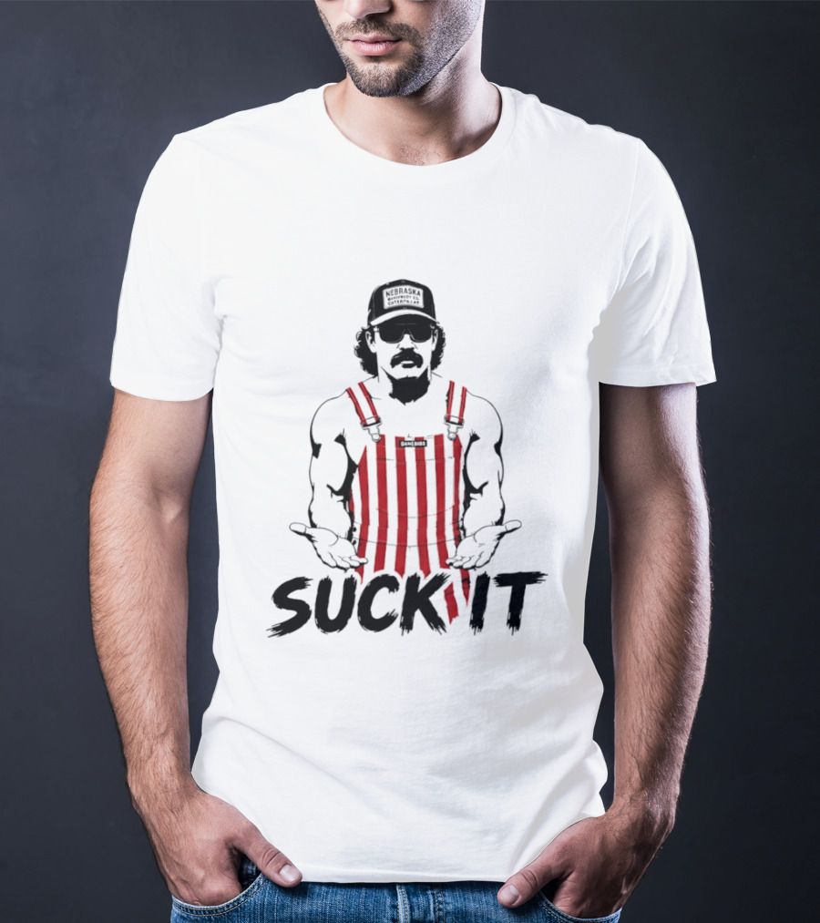 Dr Disrespect Nebraska Machinery Co Suck It Caterpillar Gamebirds T-Shirt