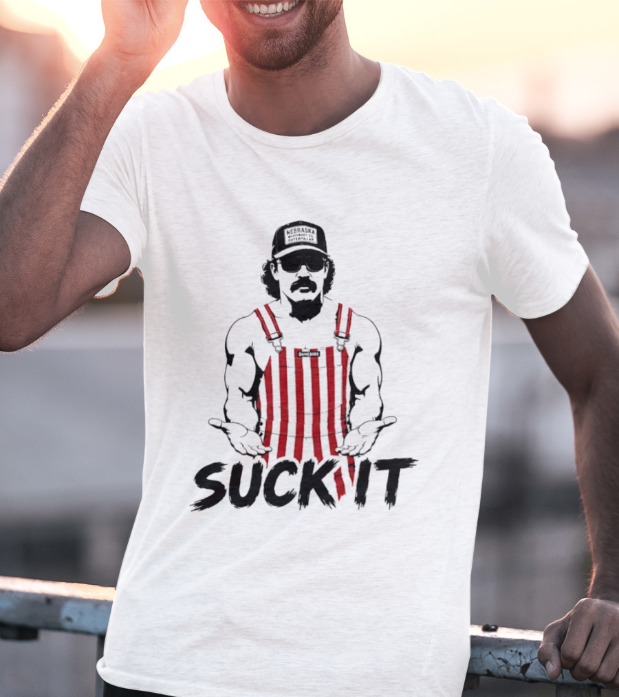 Dr Disrespect Nebraska Machinery Co Suck It Caterpillar Gamebirds T-Shirt