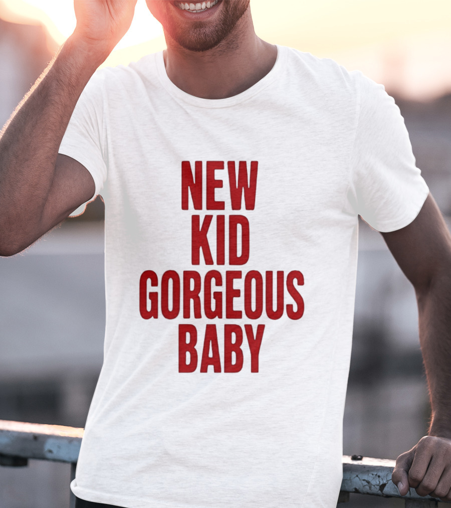 New Kid Gorgeous Baby John Mulaney Red T-Shirt