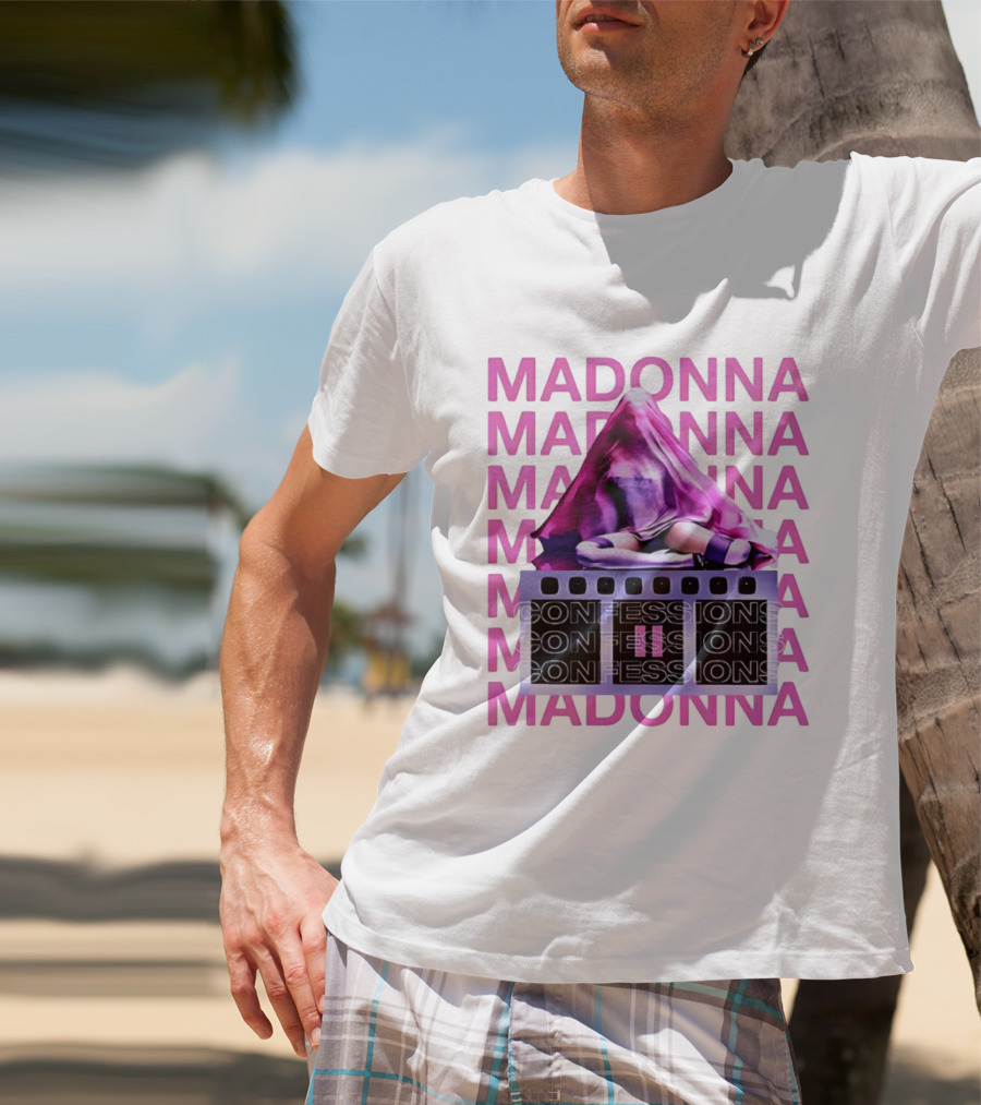 Madonna Confessions II Pink Veil Performance T-Shirt